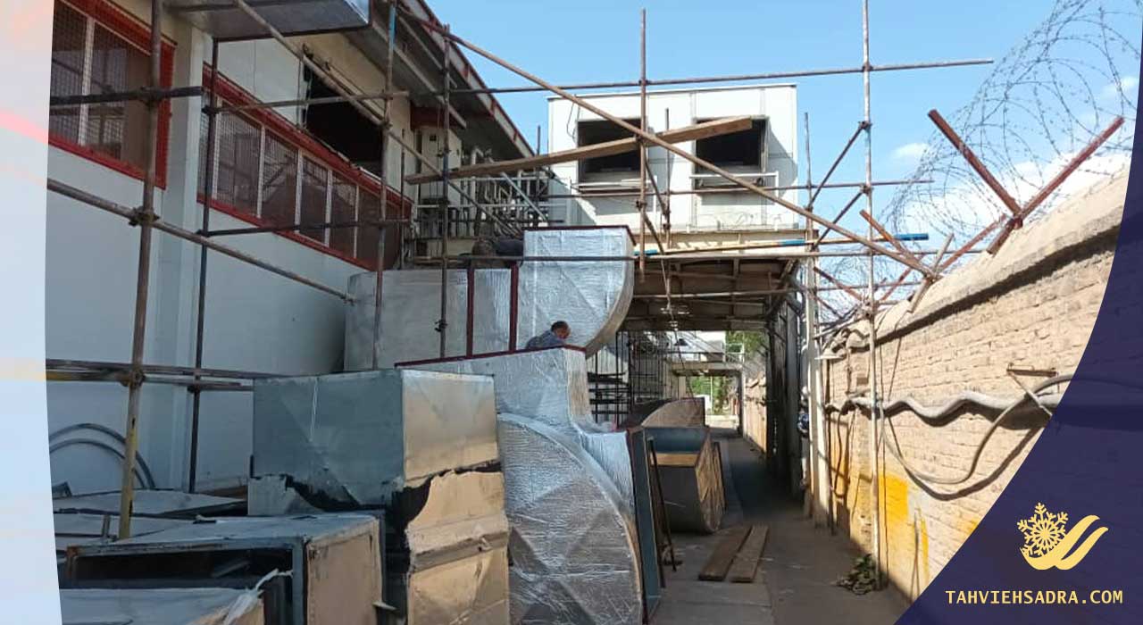 کانال‌های هواساز انبار دیجی کالا